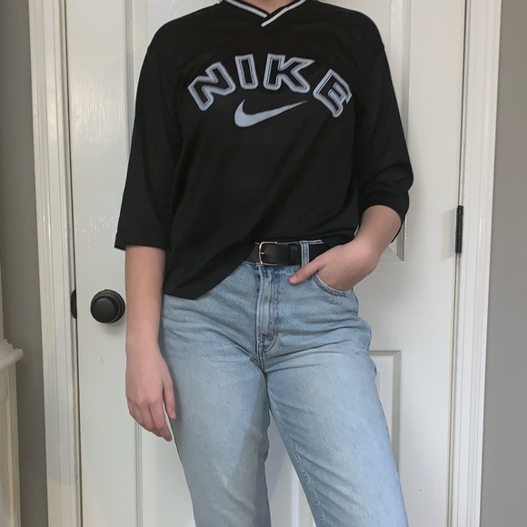 Nike black old school jersey. Size XL youth - Picture 1 of 1